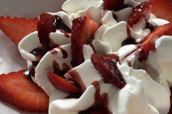 Fresas con nata
