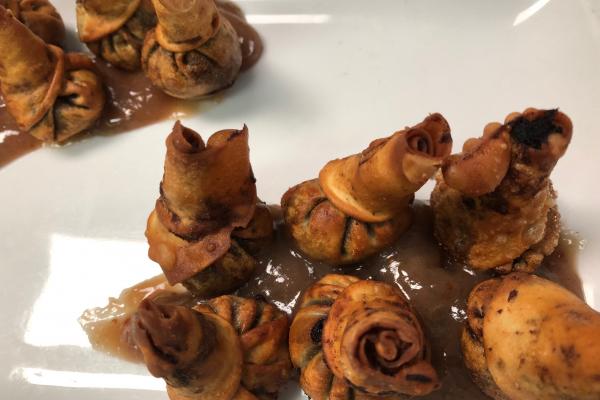 Saquitos de morcilla