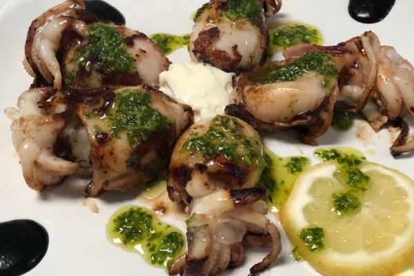Sepiola a la plancha