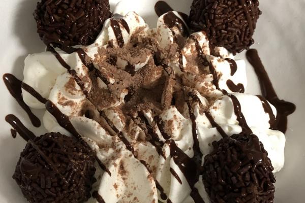 Trufas con nata